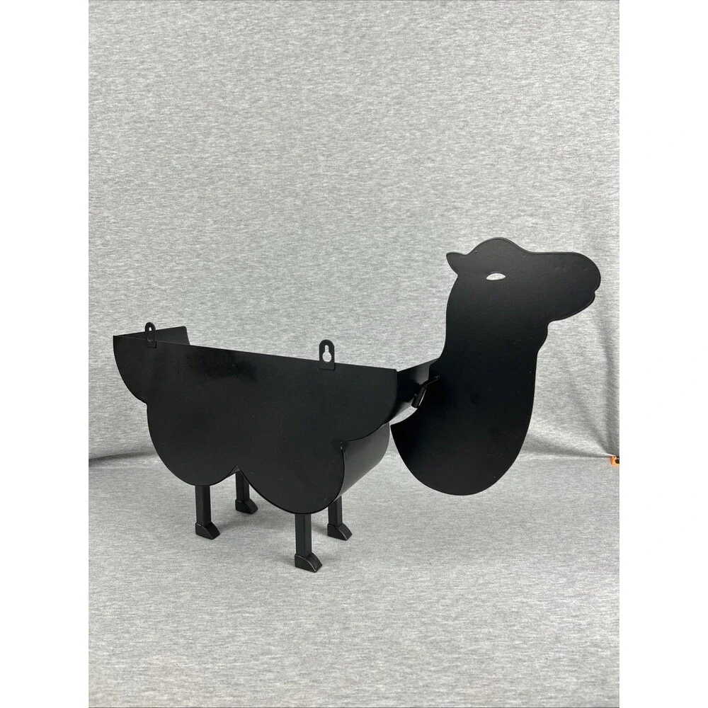 NEW-Metal, Camel Toliet Paper Holder, Metal, Free Standing Or Hang On Wall,